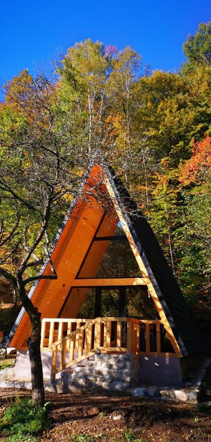 Casa - Cabana Tip A Frame, Cerna, Vaideeni, Valcea Cerna  Exteriér fotografie
